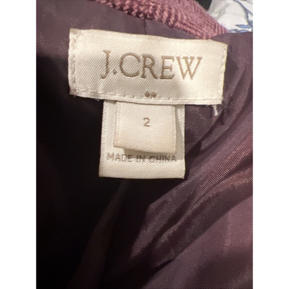J Crew Women's‎ Blazer Size 2 Wool And Polyester Blend Herring Bone Pattern Gray - Picture 5 of 6